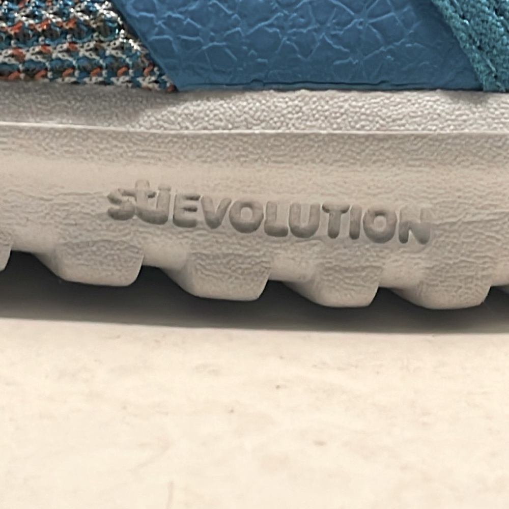 ETNIES SCOUT WOMAN’S SHOE BLUE/MULTICOLOR TOP SZ 8 PRE OWNED EXCELLENT CONDITION - Picture 8 of 15